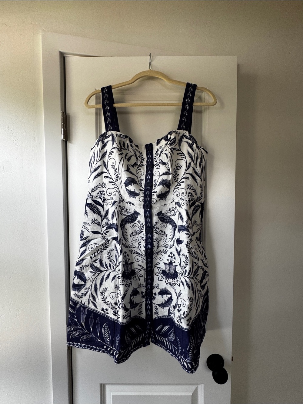 Farm Rio off white Nina mini dress - Picture 5 of 10